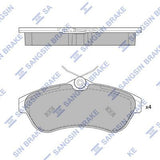 HiQ Front Brake Pads Set SP1866