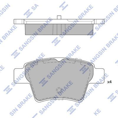 HiQ Rear Brake Pads Set SP2153