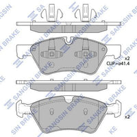 HiQ Front Brake Pads Set SP2189