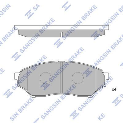 HiQ Front Brake Pads Set SP1585