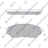 HiQ Front Brake Pads Set SP1585