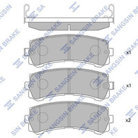 HiQ Rear Brake Pads Set SP4157