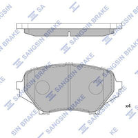 HiQ Front Brake Pads Set SP1770