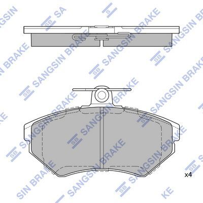 HiQ Front Brake Pads Set SP1708