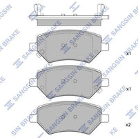 HiQ Front Brake Pads Set SP2134