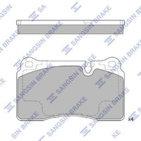 HiQ Front Brake Pads Set SP2235