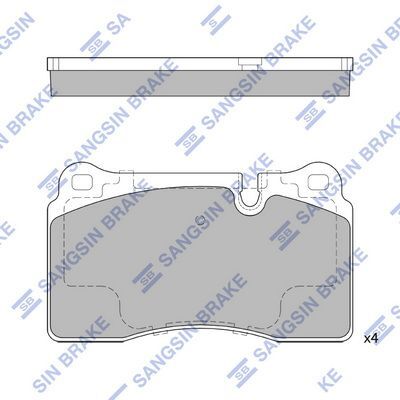 HiQ Front Brake Pads Set SP2235