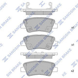 HiQ Rear Brake Pads Set SP1845
