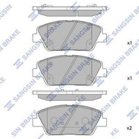 HiQ Front Brake Pads Set SP1397