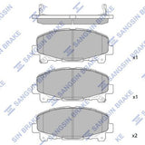 HiQ Front Brake Pads Set SP1606