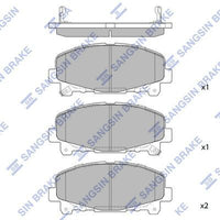 HiQ Front Brake Pads Set SP1606