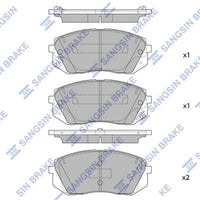 HiQ Front Brake Pads Set SP1849