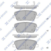 HiQ Rear Brake Pads Set SP1247