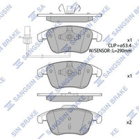 HiQ Front Brake Pads Set SP2144