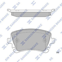 HiQ Rear Brake Pads Set SP2112-R