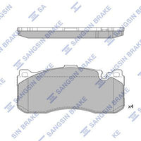 HiQ Front Brake Pads Set SP1791