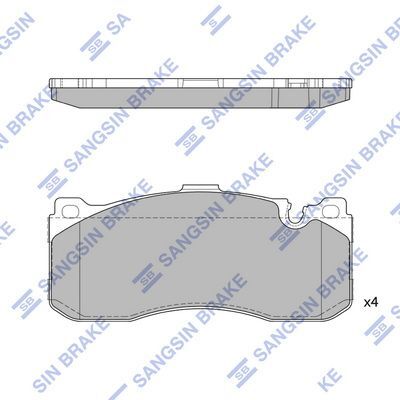 HiQ Front Brake Pads Set SP1791