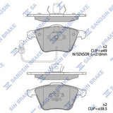 HiQ Front Brake Pads Set SP2112-F