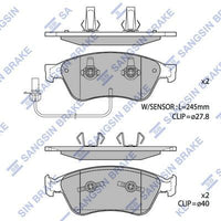 HiQ Front Brake Pads Set SP1693