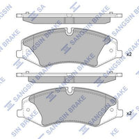 HiQ Front Brake Pads Set SP2233