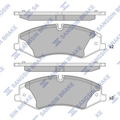 HiQ Front Brake Pads Set SP2233