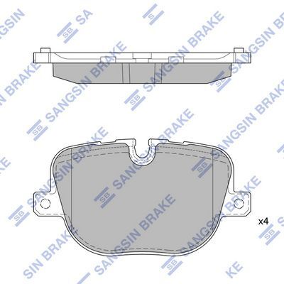 HiQ Rear Brake Pads Set SP2237