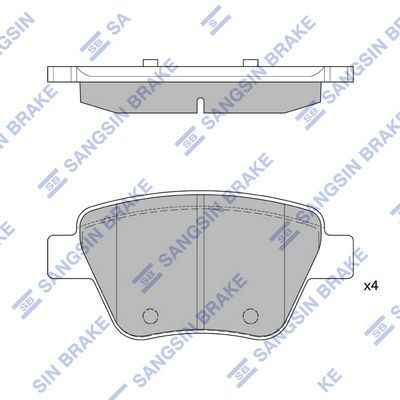 HiQ Rear Brake Pads Set SP2314