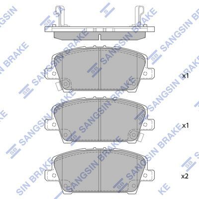 HiQ Front Brake Pads Set SP1569