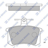 HiQ Rear Brake Pads Set SP2050