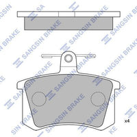 HiQ Rear Brake Pads Set SP2050