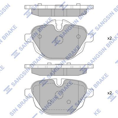 HiQ Rear Brake Pads Set SP2275