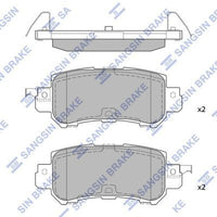HiQ Rear Brake Pads Set SP1672