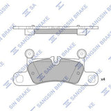 HiQ Rear Brake Pads Set SP2319