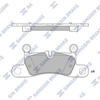 HiQ Rear Brake Pads Set SP2319