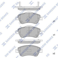 HiQ Front Brake Pads Set SP1500