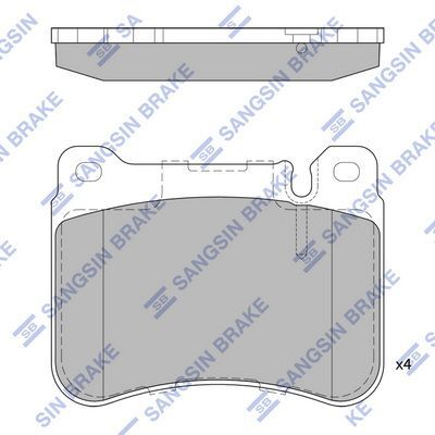 HiQ Front Brake Pads Set SP2329
