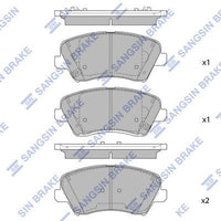 HiQ Front Brake Pads Set SP1842