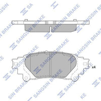 HiQ Rear Brake Pads Set SP4131