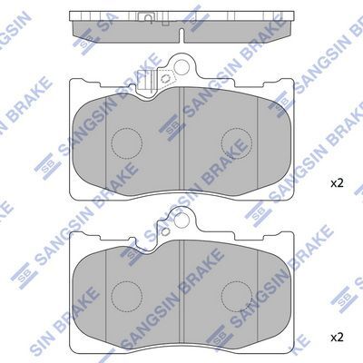 HiQ Front Brake Pads Set SP2302