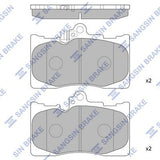 HiQ Front Brake Pads Set SP2302