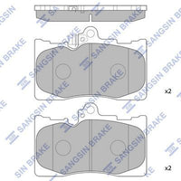 HiQ Front Brake Pads Set SP2302