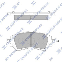 HiQ Front Brake Pads Set SP1780