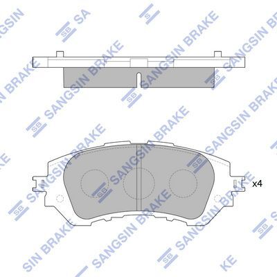 HiQ Front Brake Pads Set SP1780