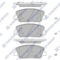 HiQ Front Brake Pads Set SP1721