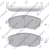 HiQ Front Brake Pads Set SP1107-FA