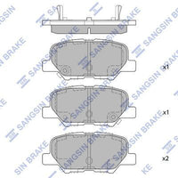 HiQ Rear Brake Pads Set SP1731