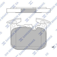 HiQ Front Brake Pads Set SP2402