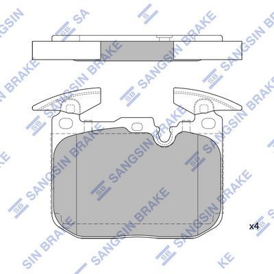 HiQ Front Brake Pads Set SP2402