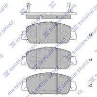 HiQ Front Brake Pads Set SP1779