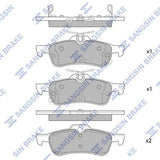 HiQ Rear Brake Pads Set SP4133